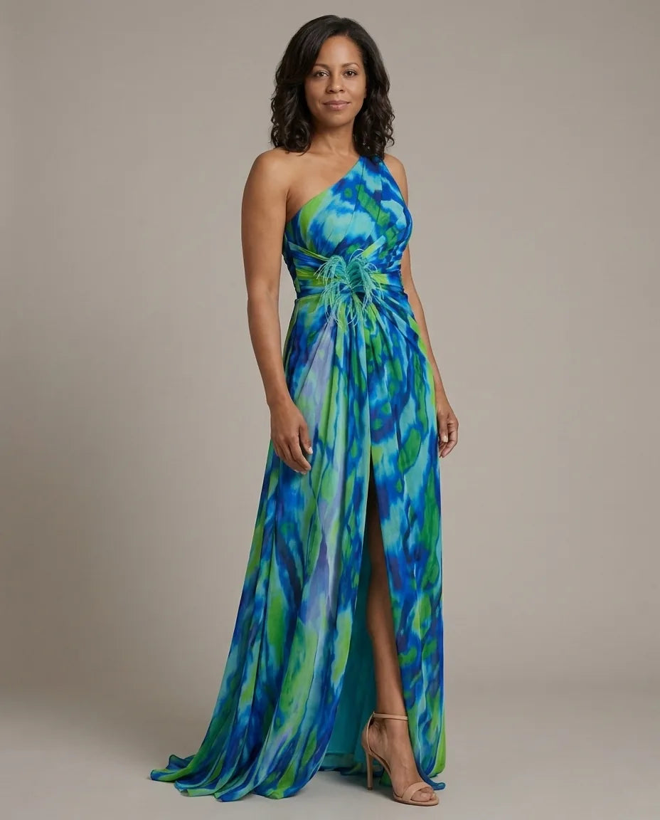Cora | Vibrant Draped Dress