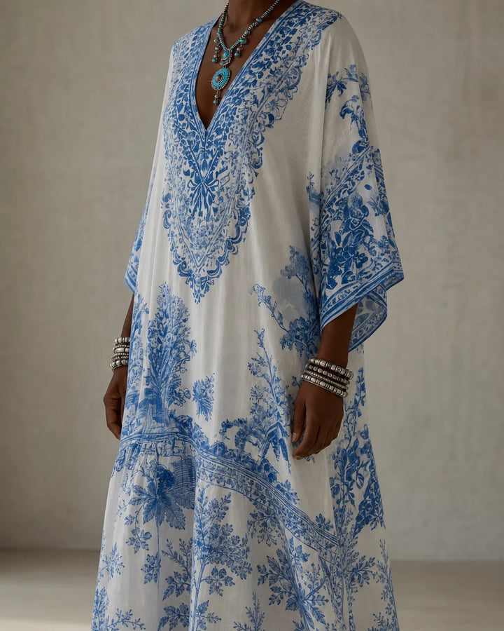 Bijou | Vintage Embroidered Kaftan Dress