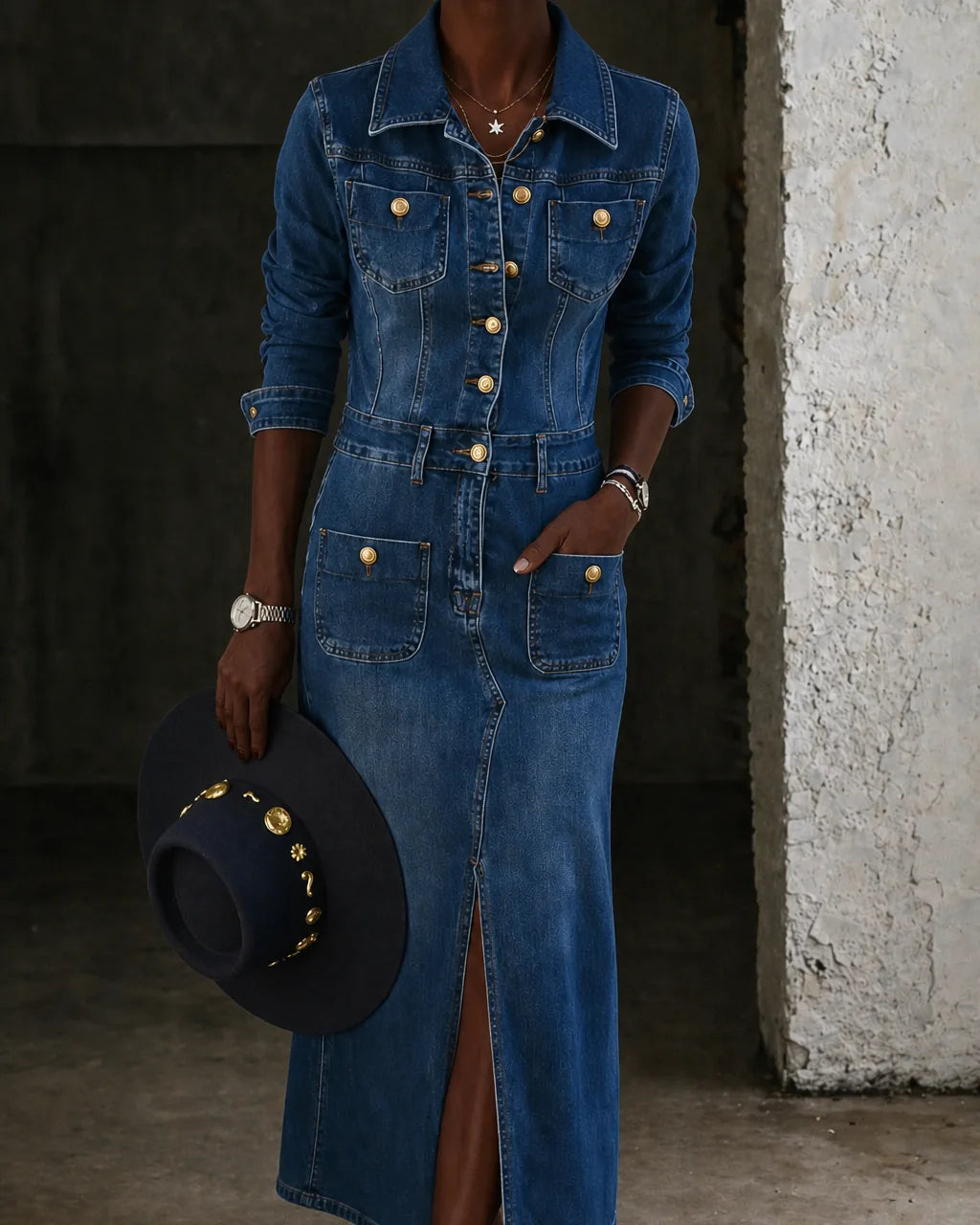 Leila | Classic Comfortable Denim Jacket