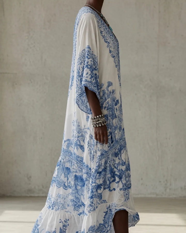 Bijou | Vintage Embroidered Kaftan Dress