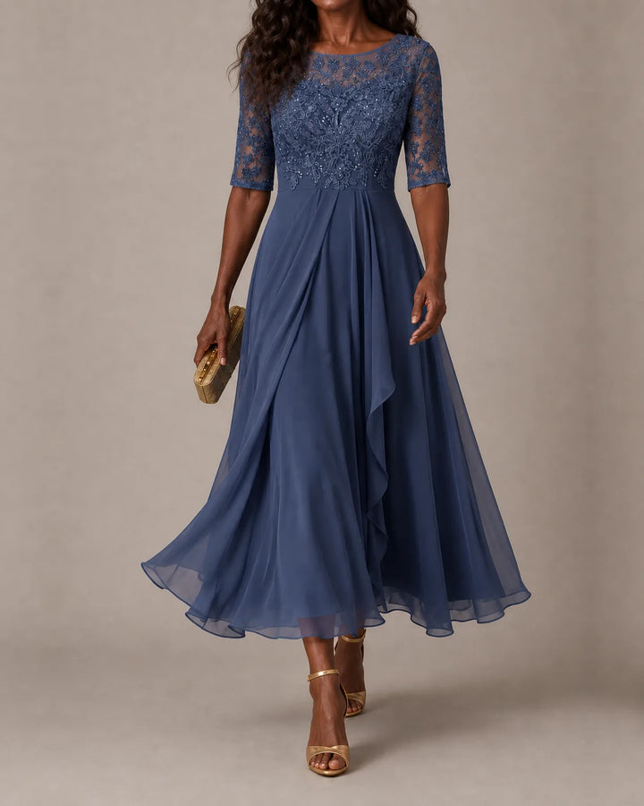 Rosa | Lace Midi Dress
