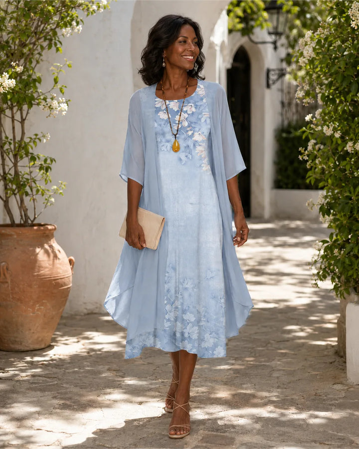 Giselle | Floral Layered Two-Piece Set