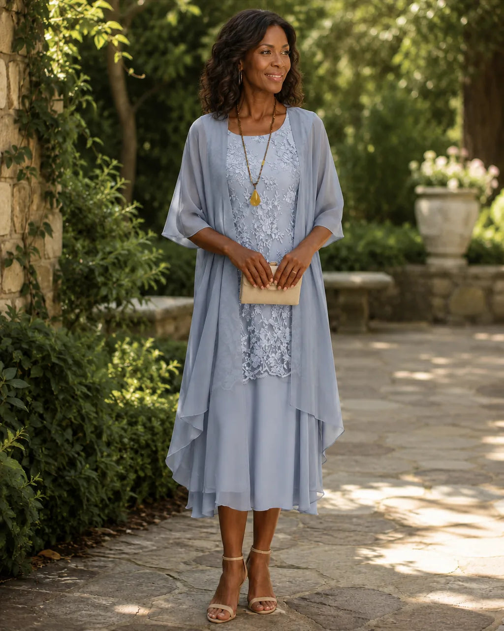 Gabrielle | Graceful Draped Two-Piece Set