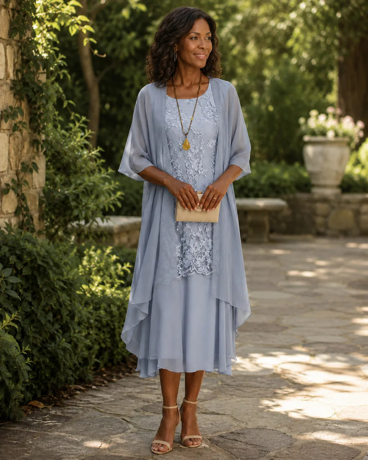 Gabrielle | Graceful Draped Two-Piece Set
