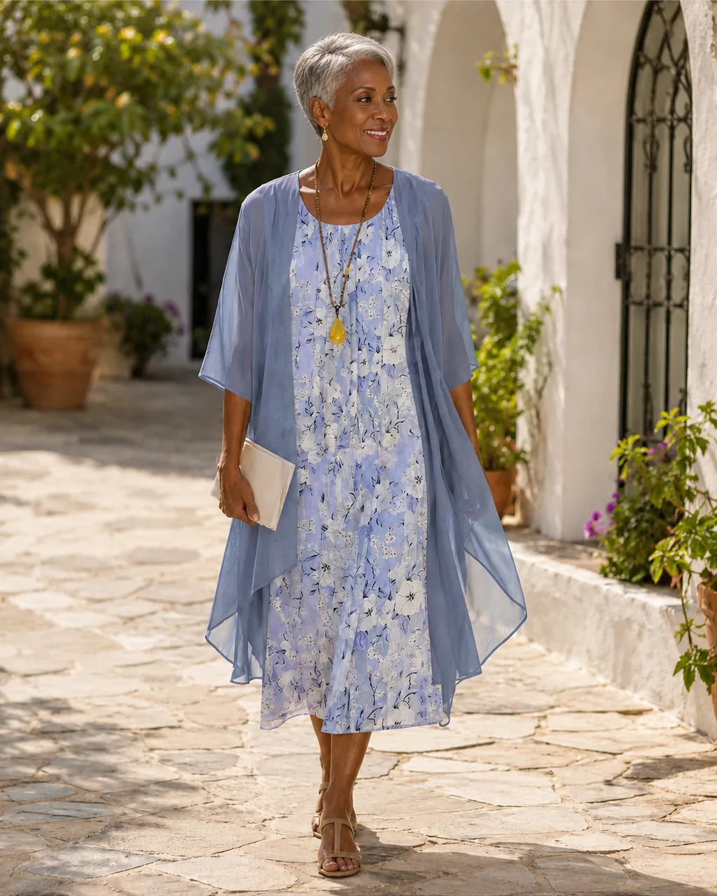 Georgia | Floral Layered Two-Piece Set
