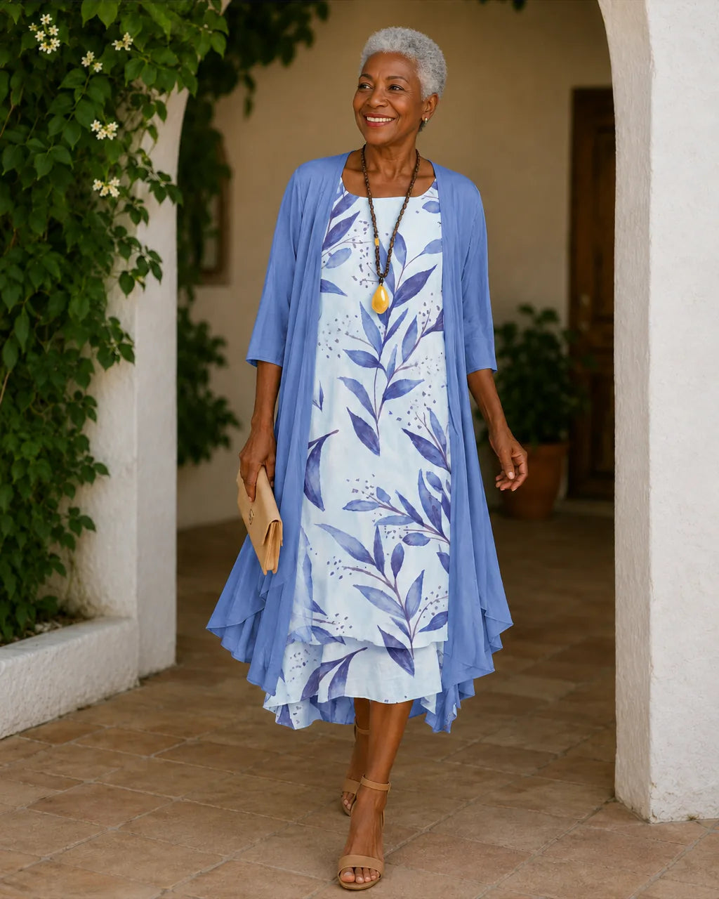 Lucia | Flowing Duster Two-Piece Set