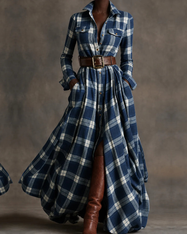 Scarlett | Belted Shirt Dress