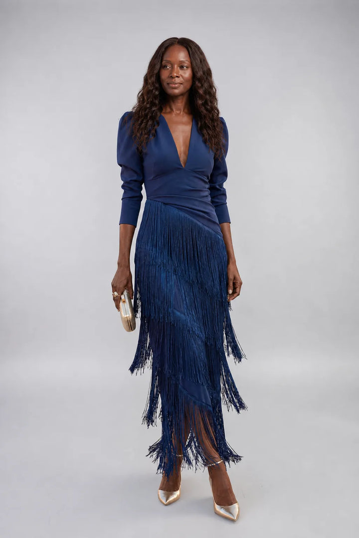 Peju | Fringed Midi Dress