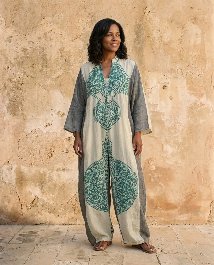 Amelia | Vintage Print Relaxed Two-Piece Set