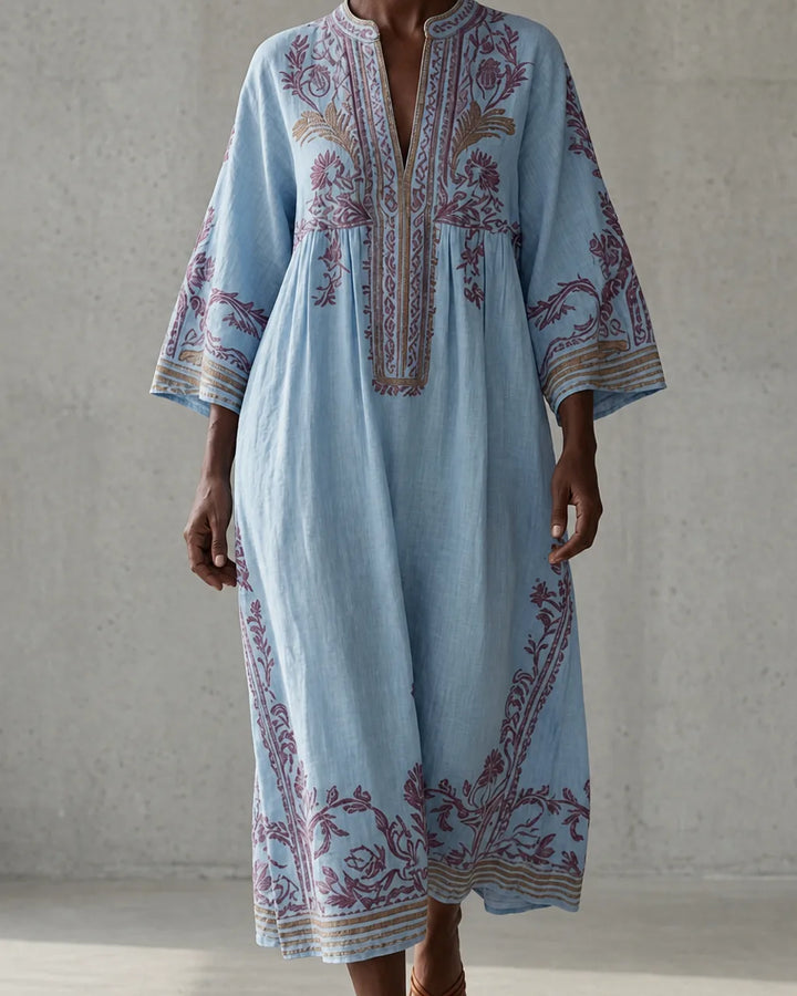 Ondine | Vintage Embroidered Kaftan Dress