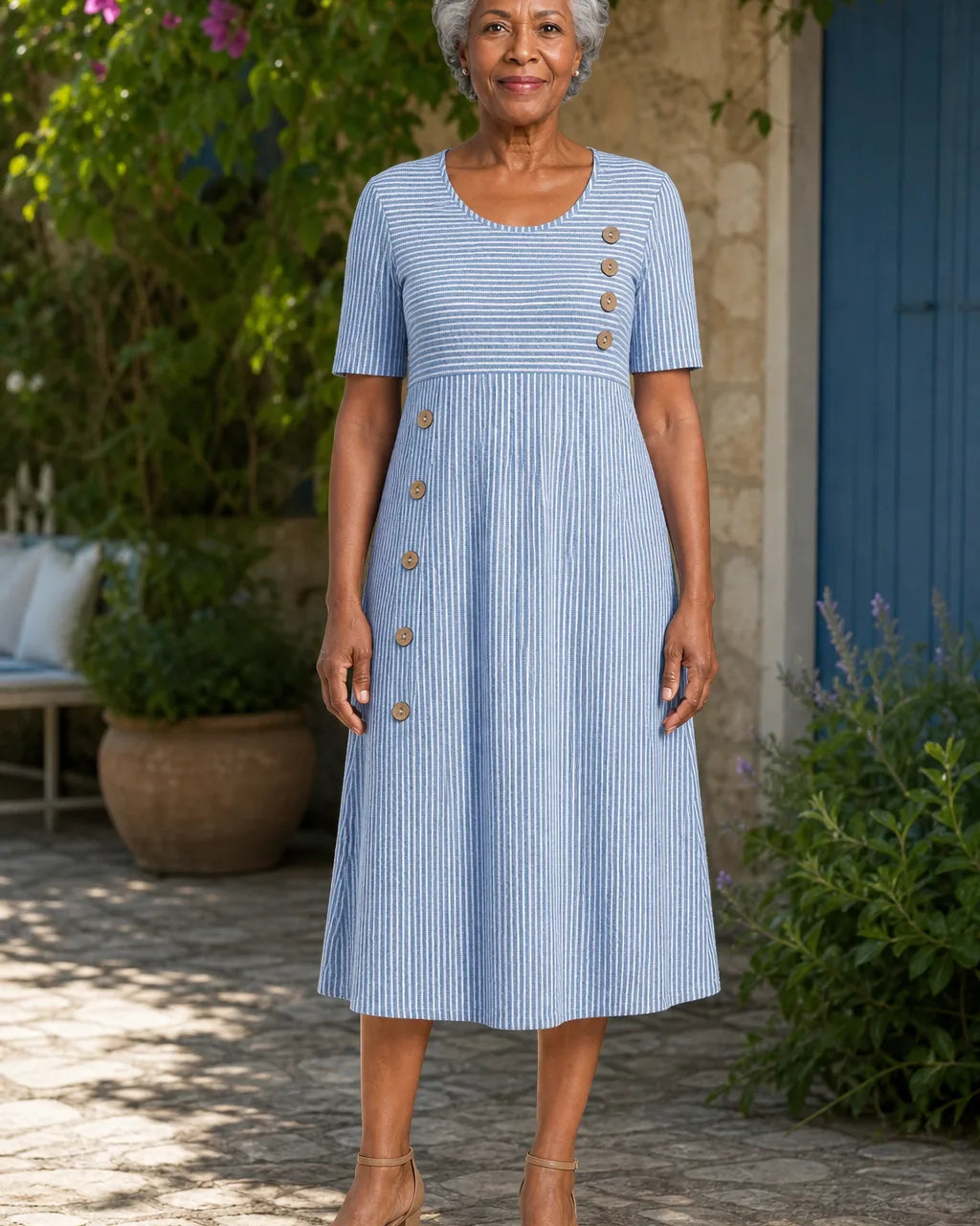 Nia | Striped Summer Dress