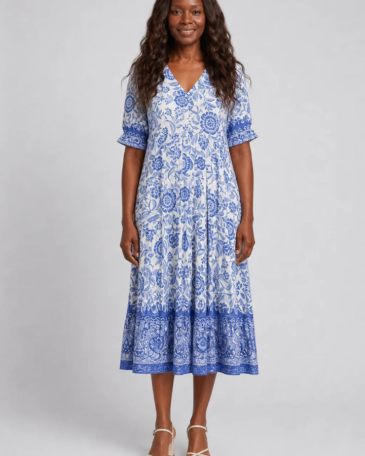 Aisha | Graceful V-Neck Floral