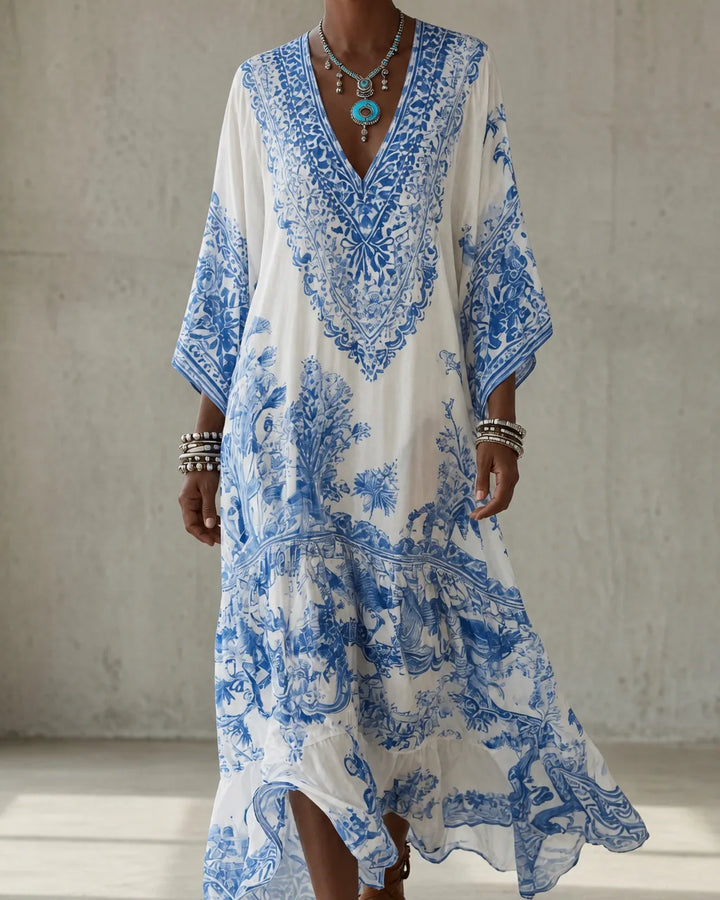 Bijou | Vintage Embroidered Kaftan Dress