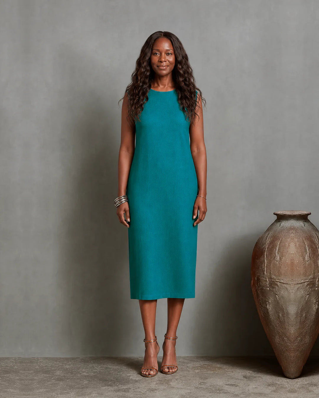 Maureen Midi Dress with pockets