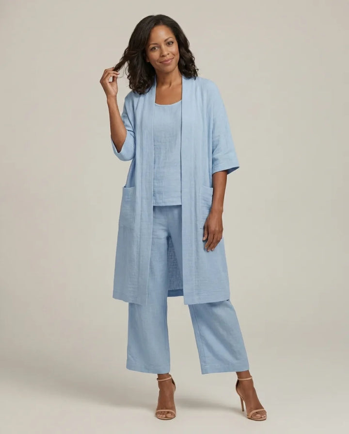 Audrey | Three-Piece Kimono Lounge Set