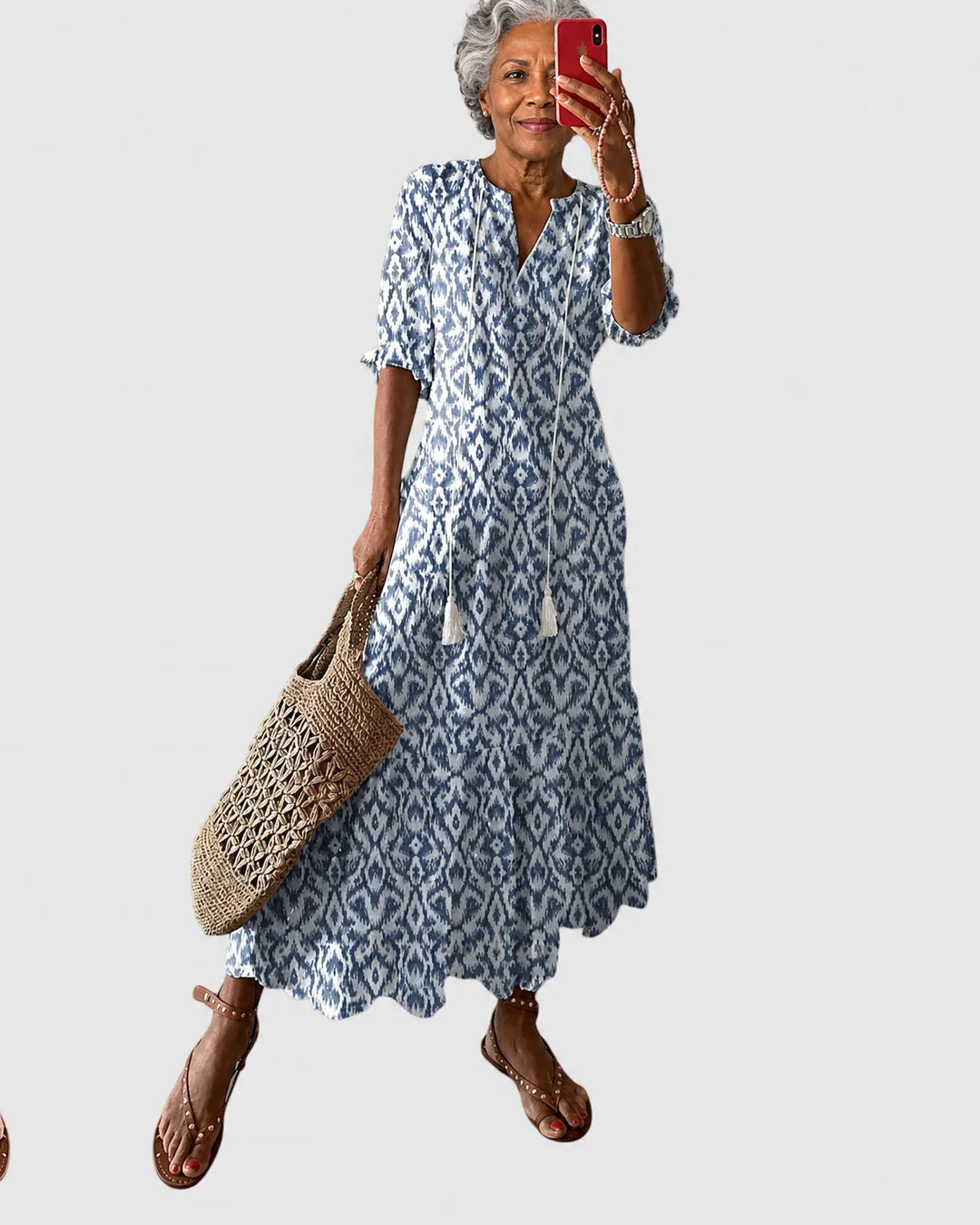 Amalia | Boho Vintage Maxi Dress