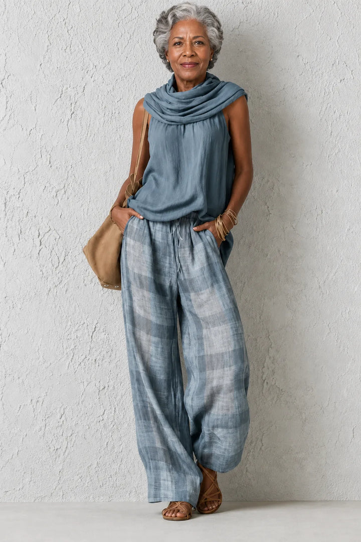 Malaika | Relaxed Wide-Leg Two Piece Set