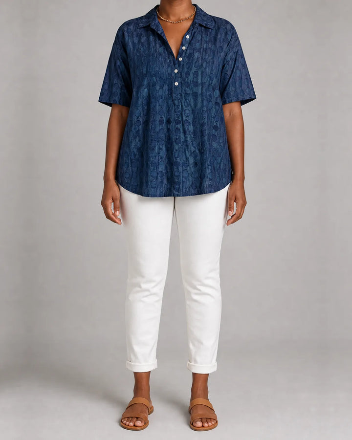 Cleo | Textured Relaxed Comfort Top