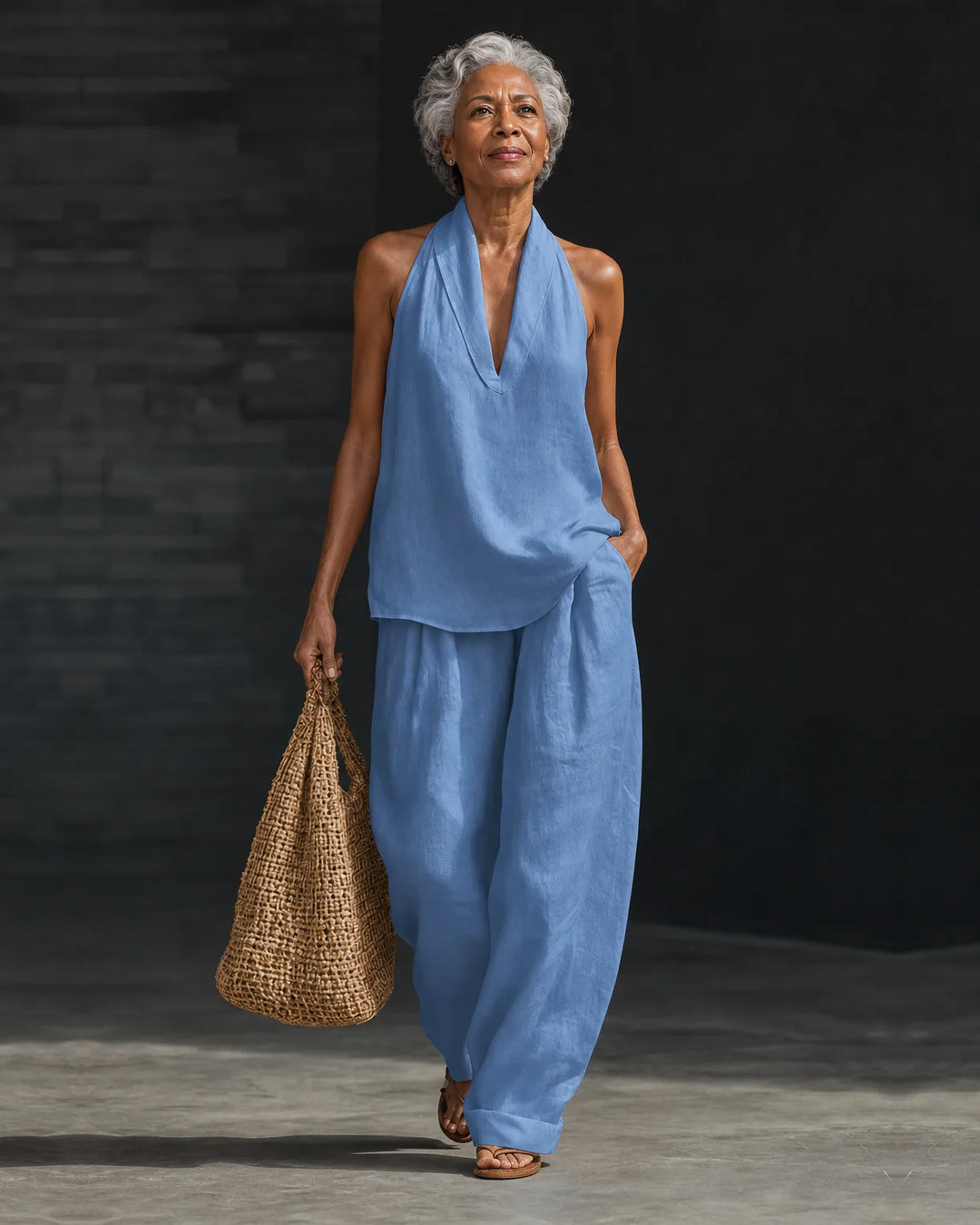Cerys | Sleeveless Two-Piece Set