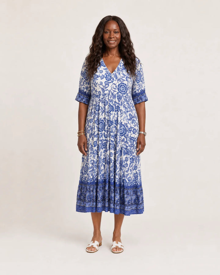Keisha | Graceful V-Neck Floral