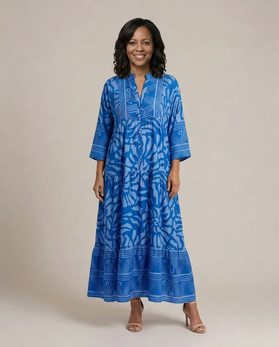 Marielle | Button Front Midi Dress
