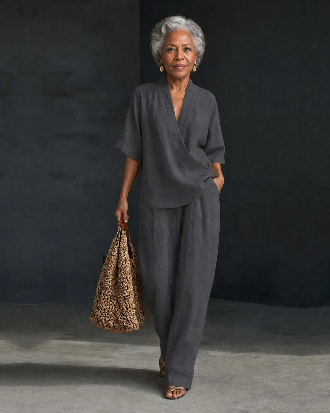 Saskia | Linen Two-Piece Set