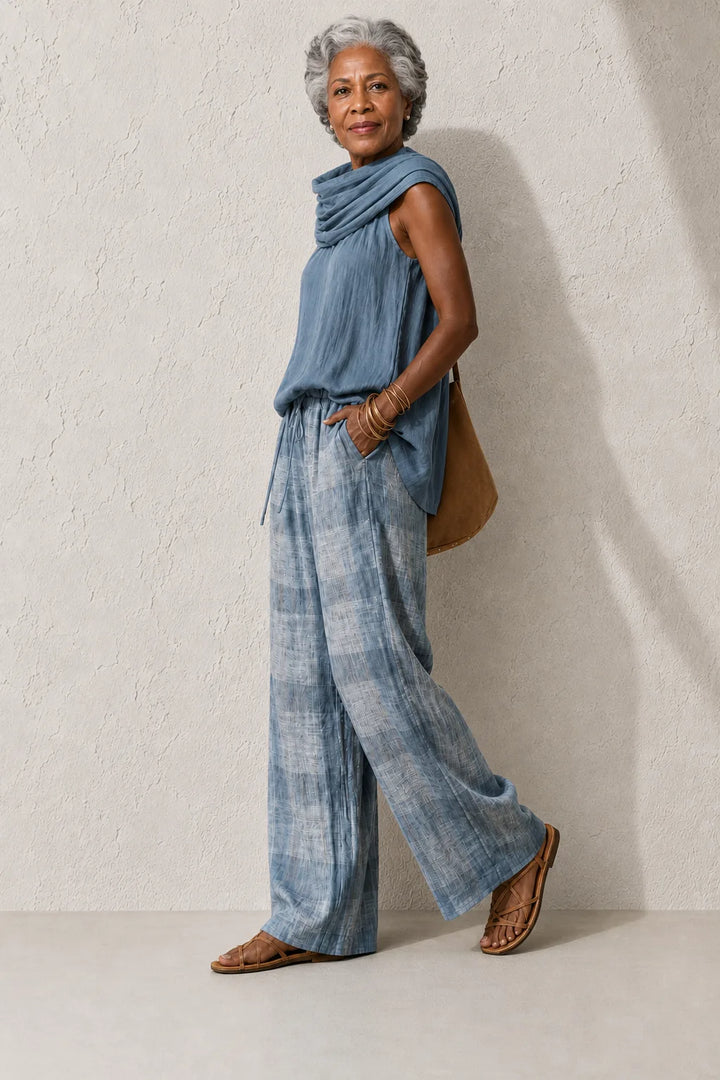 Malaika | Relaxed Wide-Leg Two Piece Set