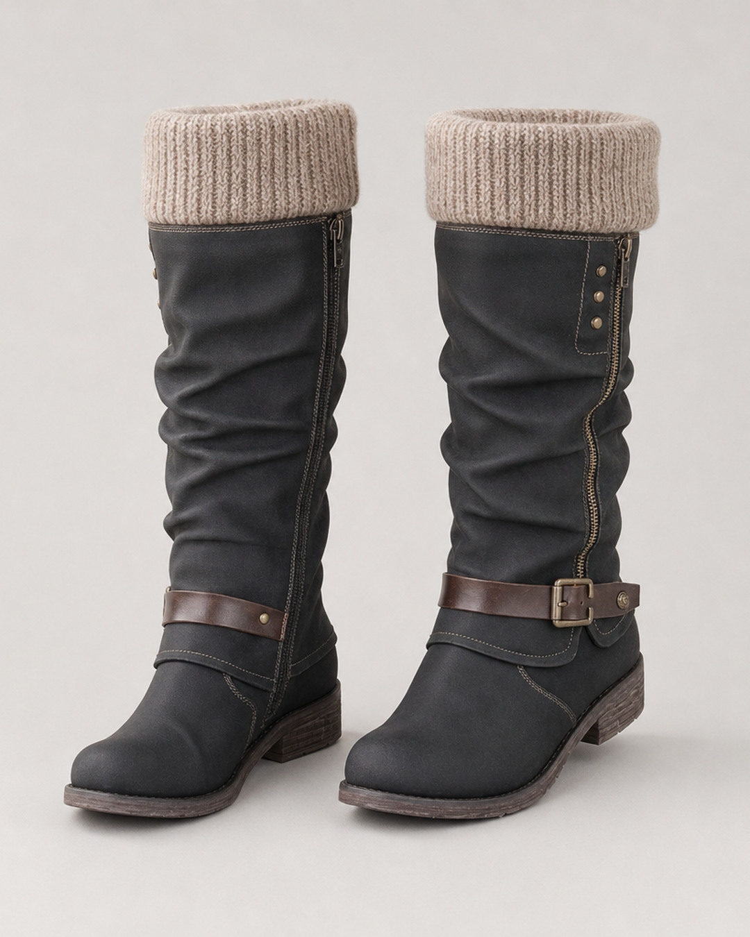 Bonnie | Elegant Supportive Buckle Boots