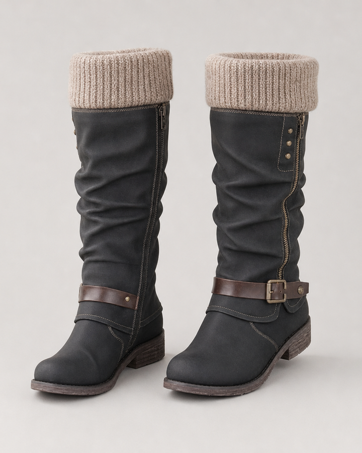 Bonnie | Elegant Supportive Buckle Boots
