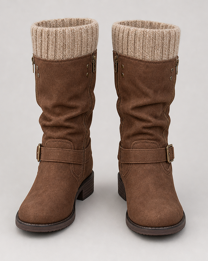 Bonnie | Elegant Supportive Buckle Boots