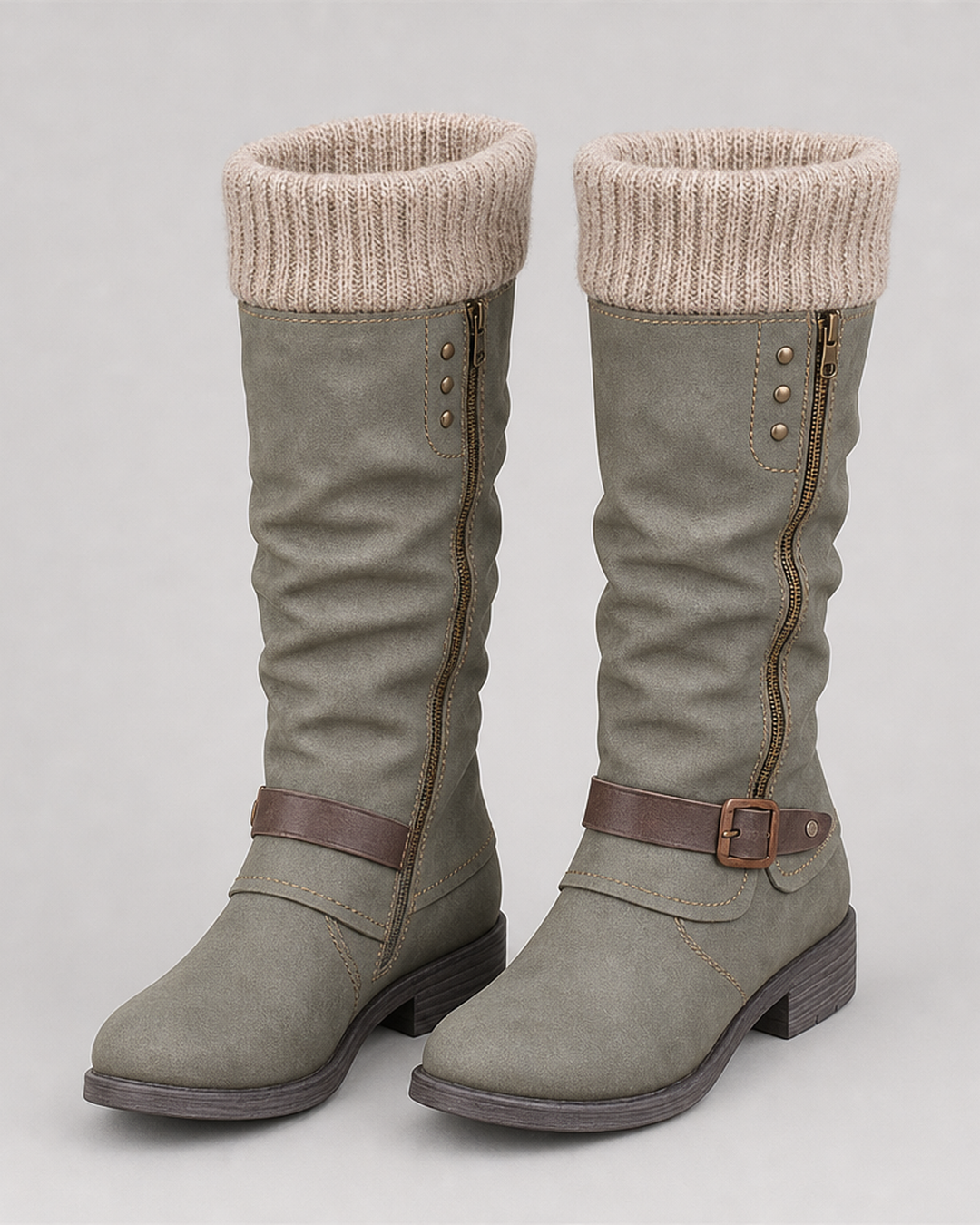 Bonnie | Elegant Supportive Buckle Boots