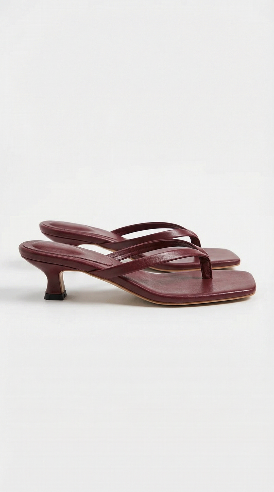 Emmeline | Kitten-Heel Thong Sandals