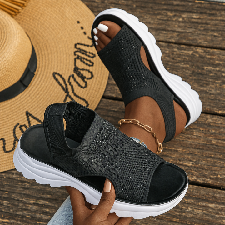 Brenna | Cushioned Slip-on Sandals