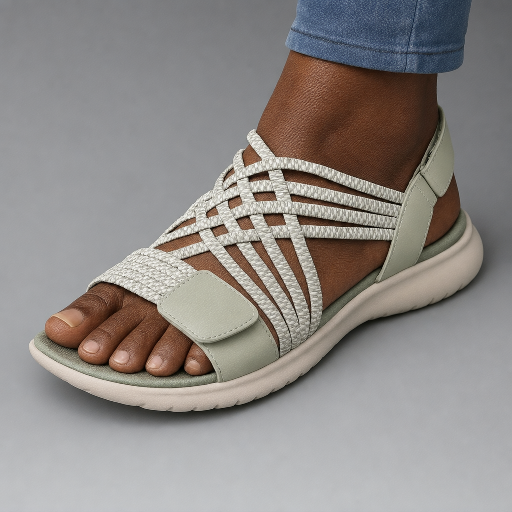 Bridget | Woven Comfort Sandals