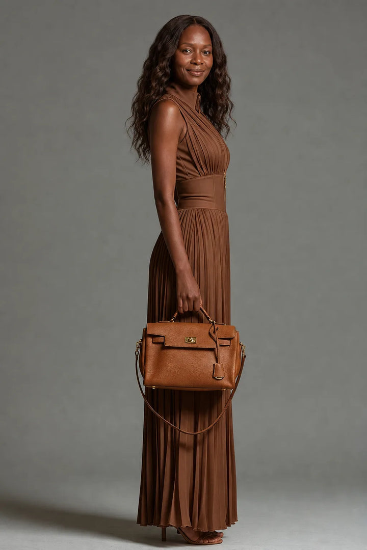 Mirelda | Pleated Wide-Leg Jumpsuit