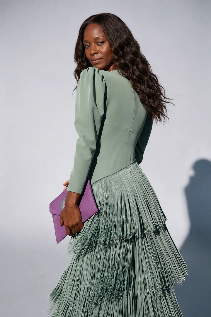 Peju | Fringed Midi Dress