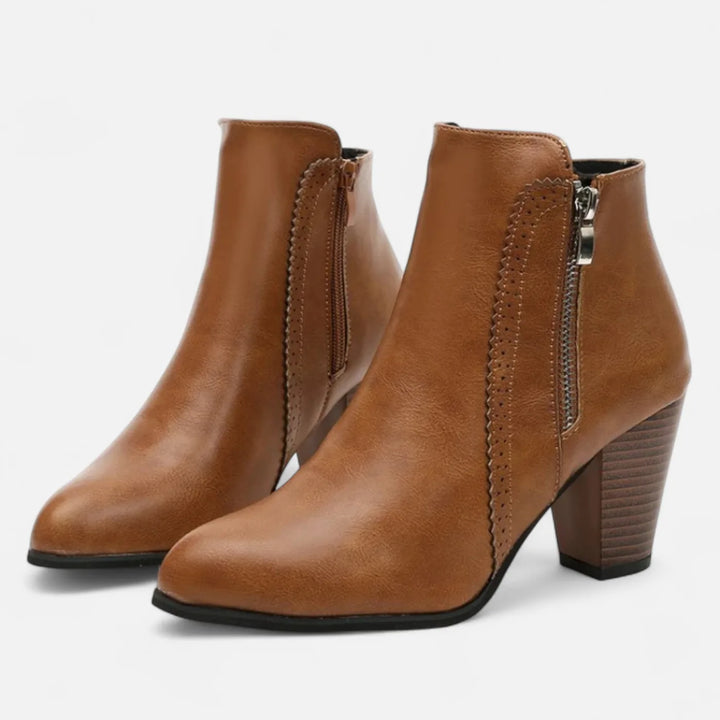 Oulimata | Leather Ankle Boots