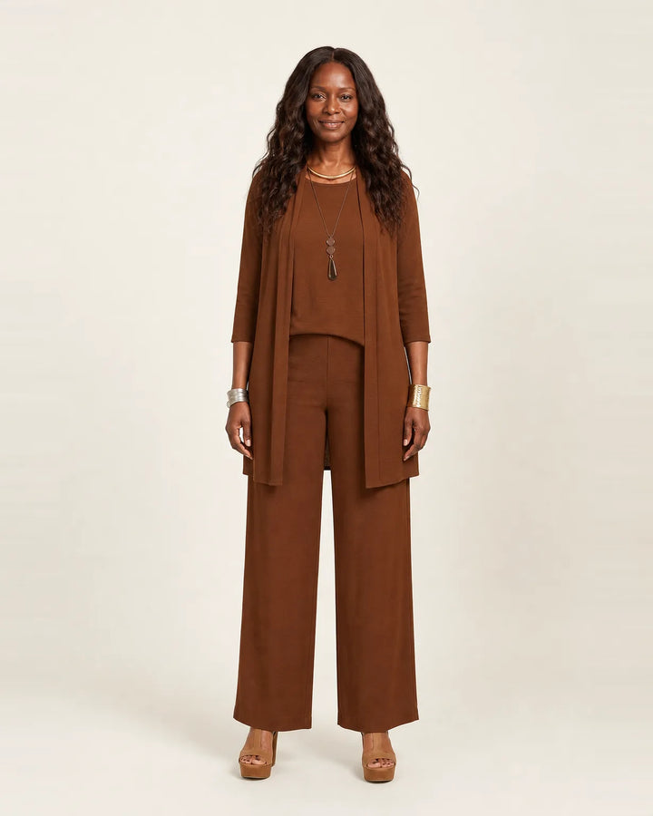 Vivienne | Minimalist 3-Piece Set — Brown