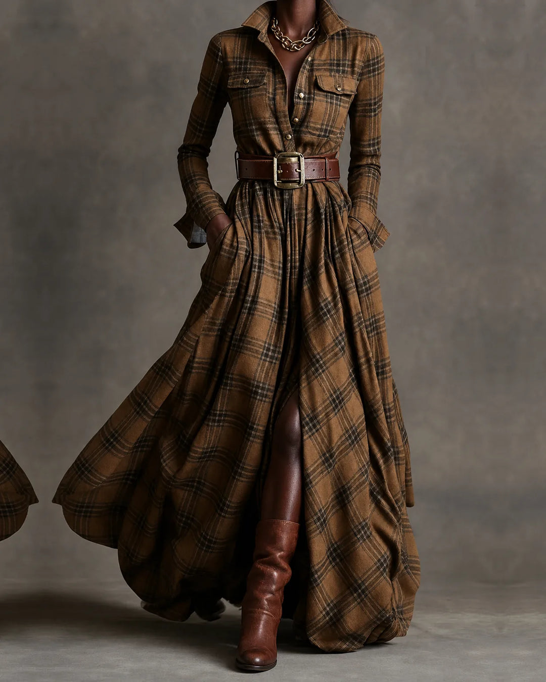 Scarlett | Belted Shirt Dress