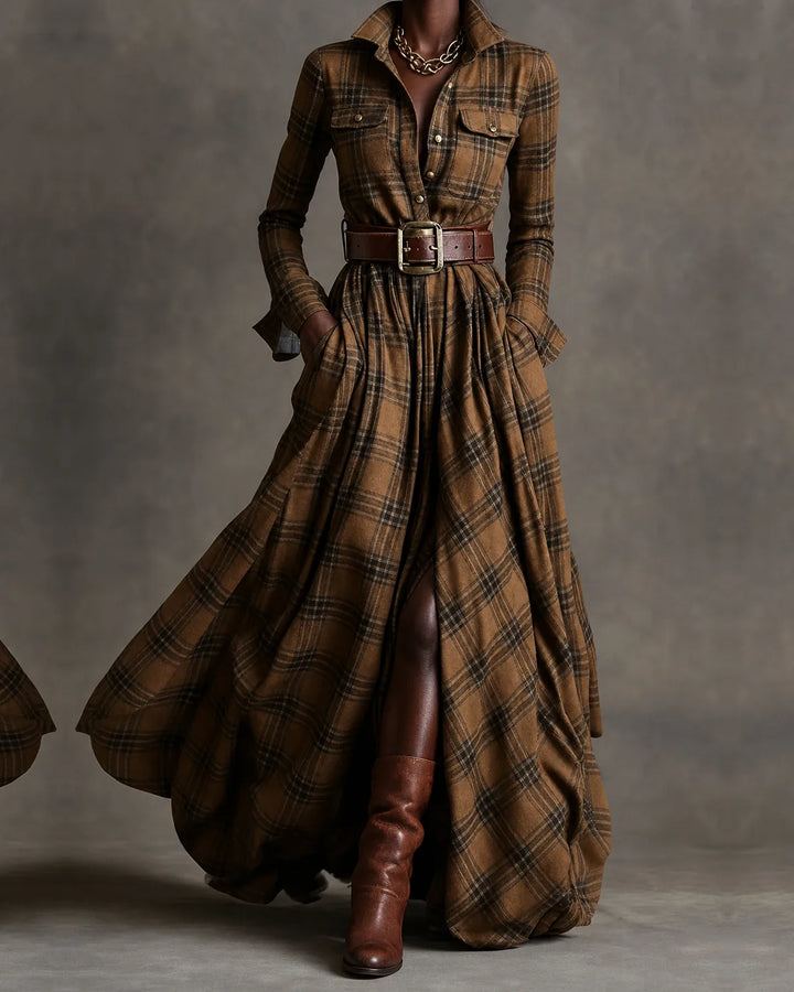 Scarlett | Belted Shirt Dress