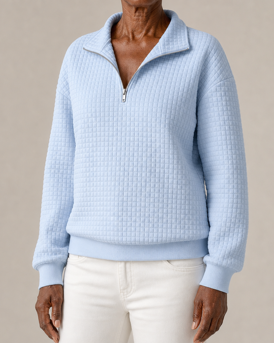 Adrienne | Loose Waffle Knit Pullover