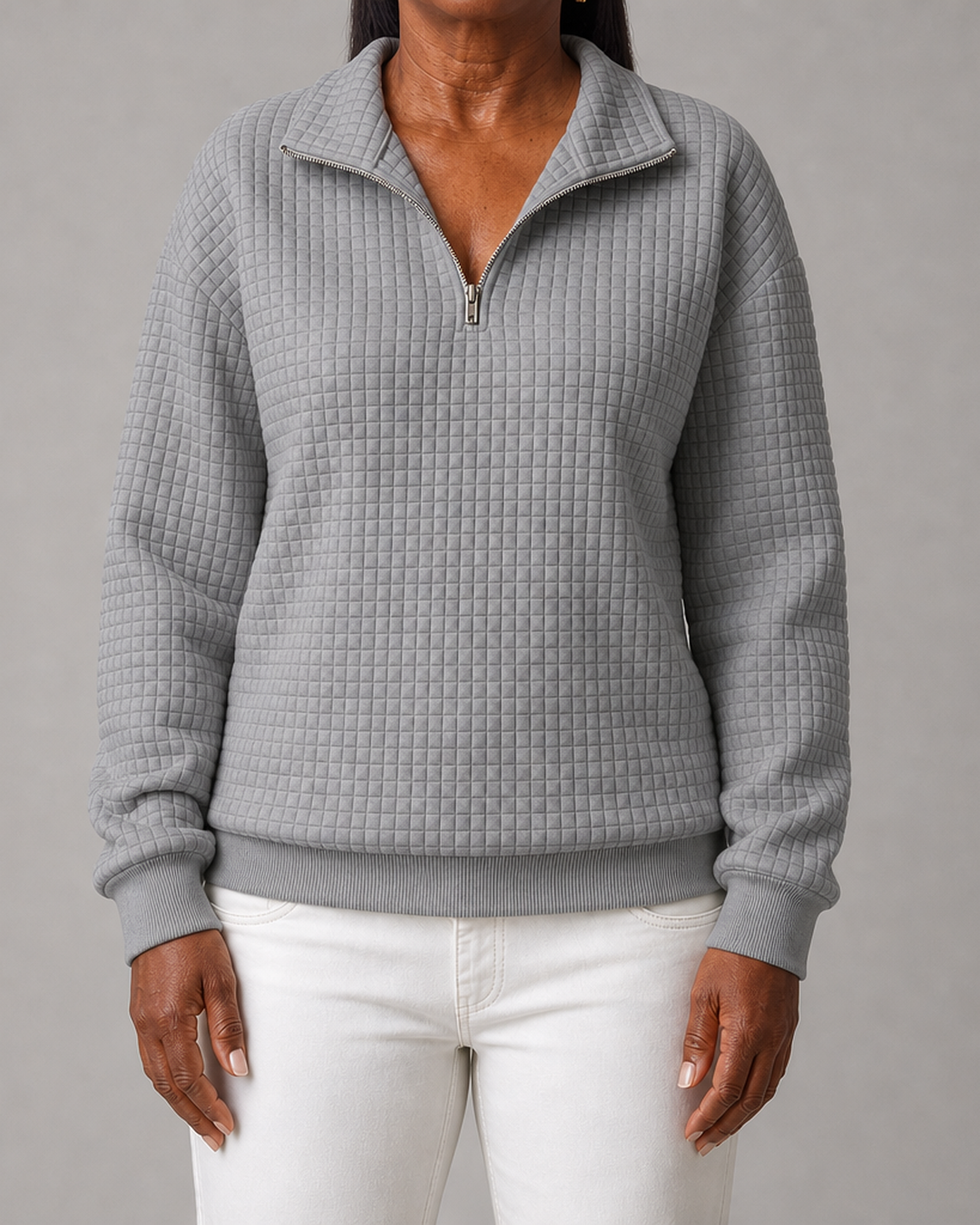 Brynmore | Casual Loose Waffle Knit Pullover