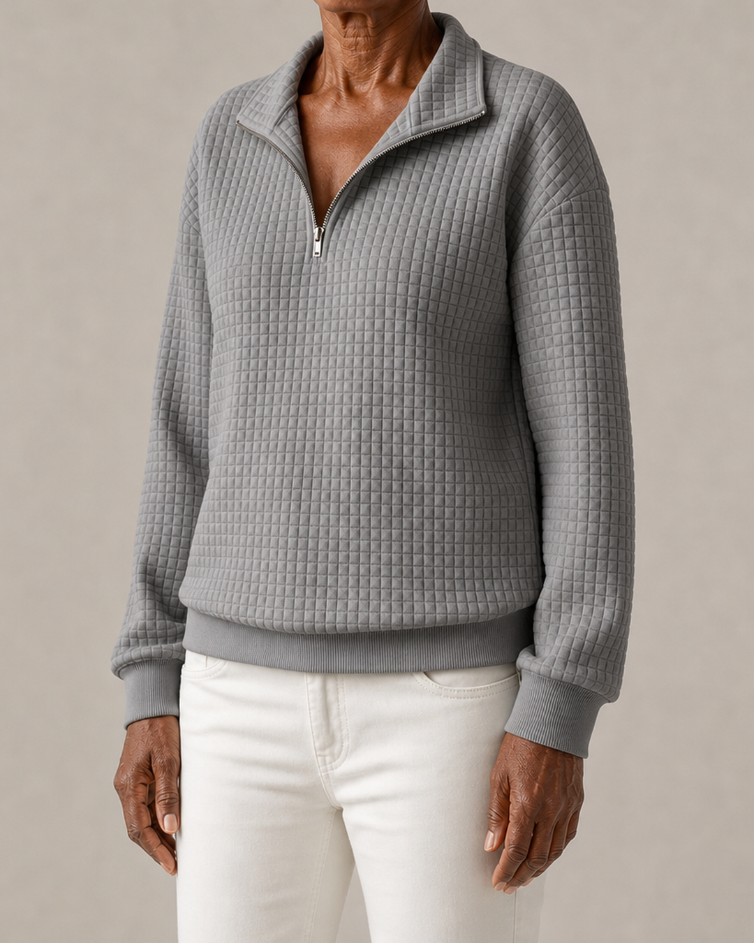 Adrienne | Loose Waffle Knit Pullover