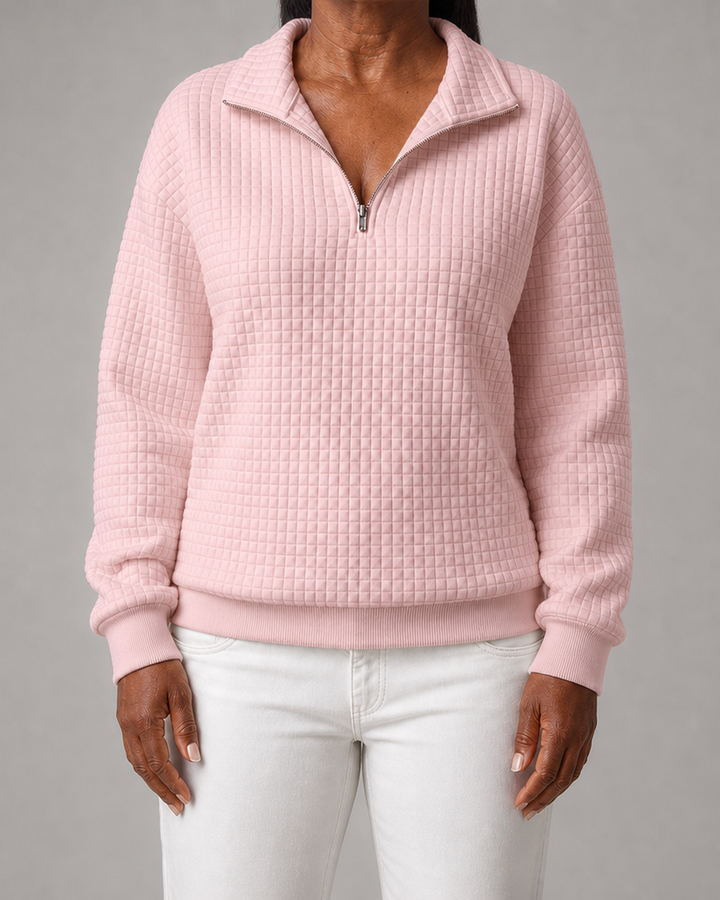Brynmore | Casual Loose Waffle Knit Pullover