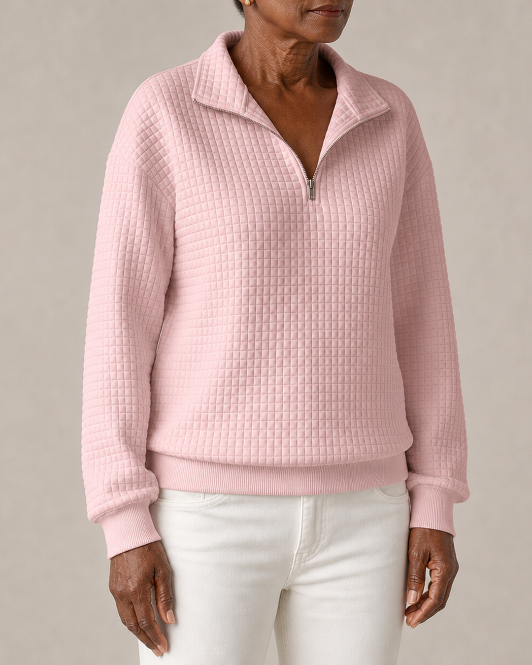 Adrienne | Loose Waffle Knit Pullover