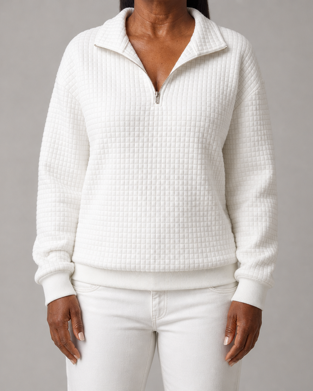 Brynmore | Casual Loose Waffle Knit Pullover