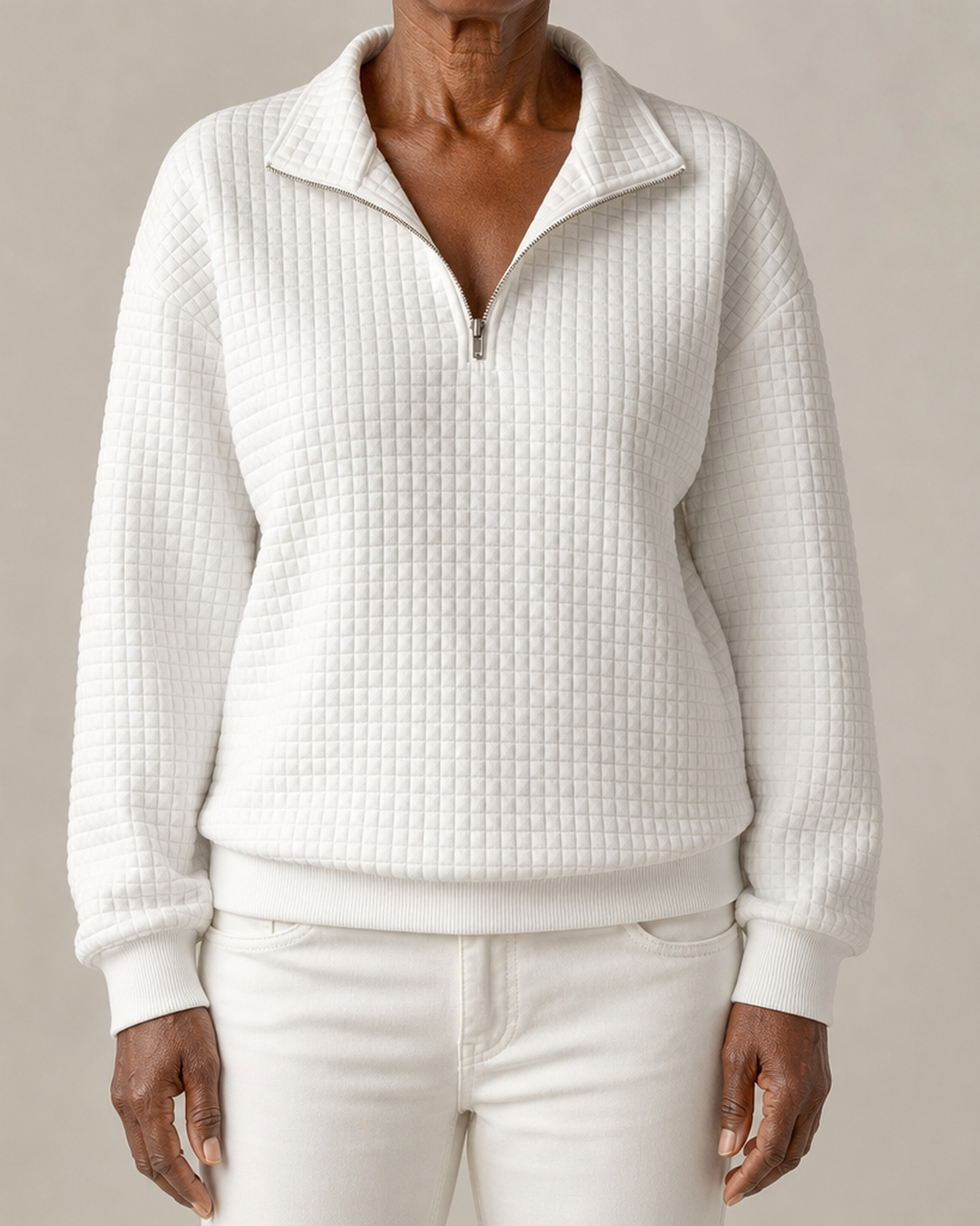 Adrienne | Loose Waffle Knit Pullover