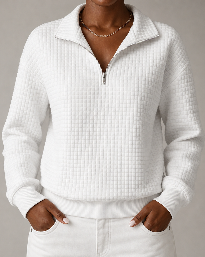 Brynmore | Casual Loose Waffle Knit Pullover