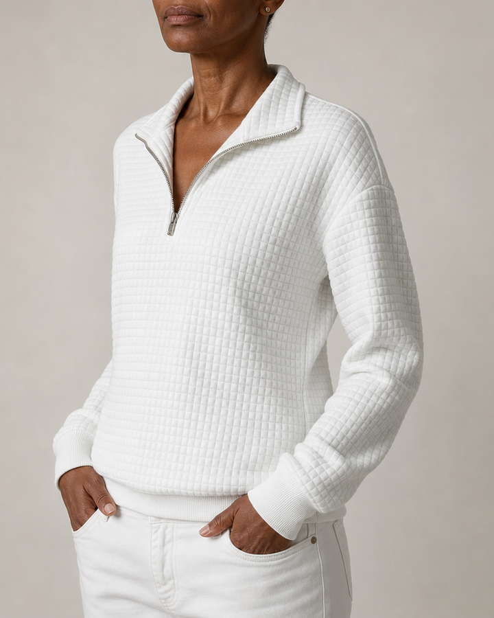 Adrienne | Loose Waffle Knit Pullover