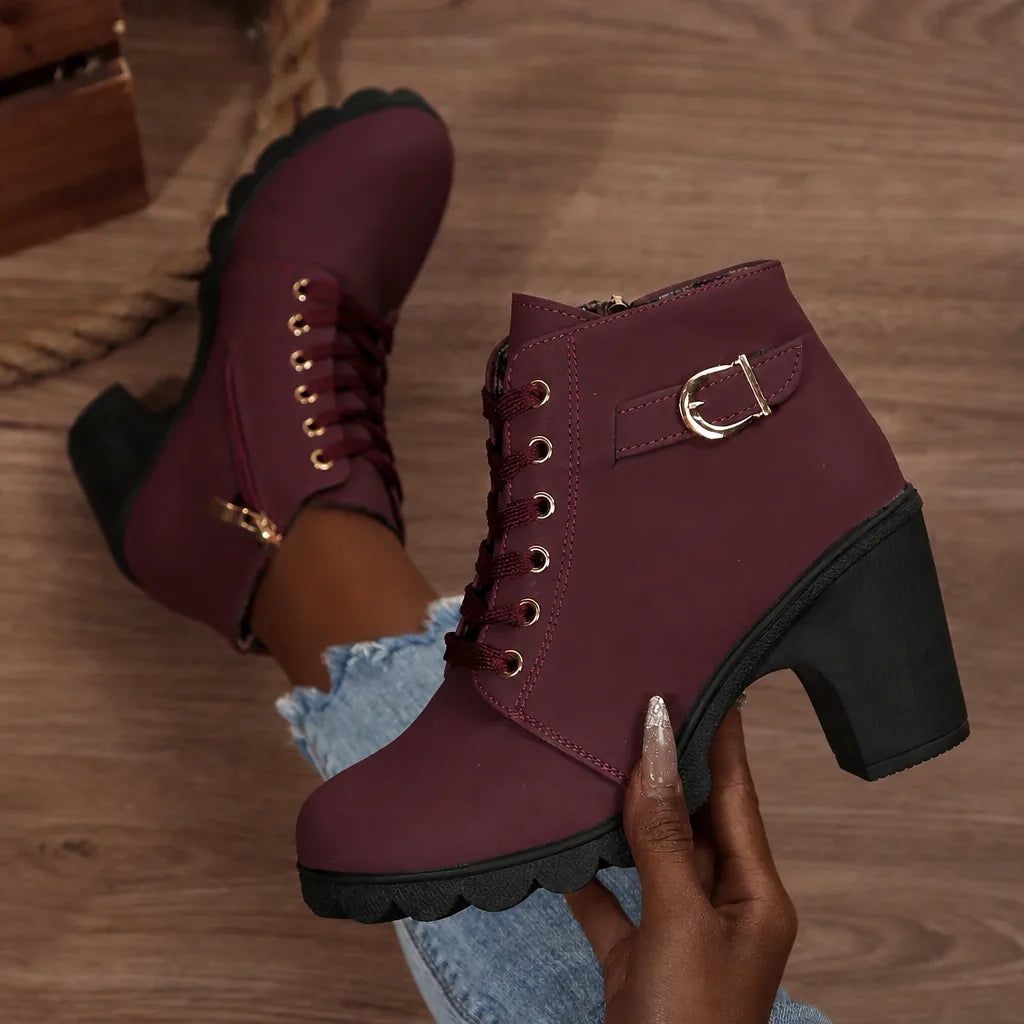 Jarra | Leather Ankle Boots